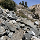 Rockbound Pass Small Rockslide