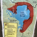 Fire ring at Lake of the Woods